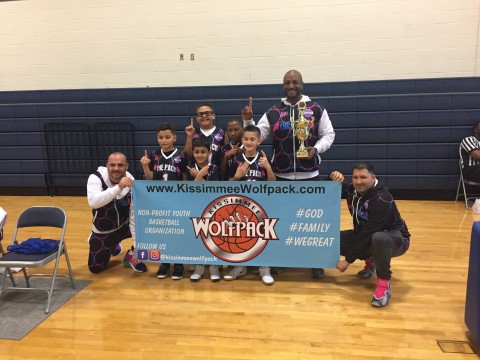 Kissimmee Wolfpack 3rd grade champions 
